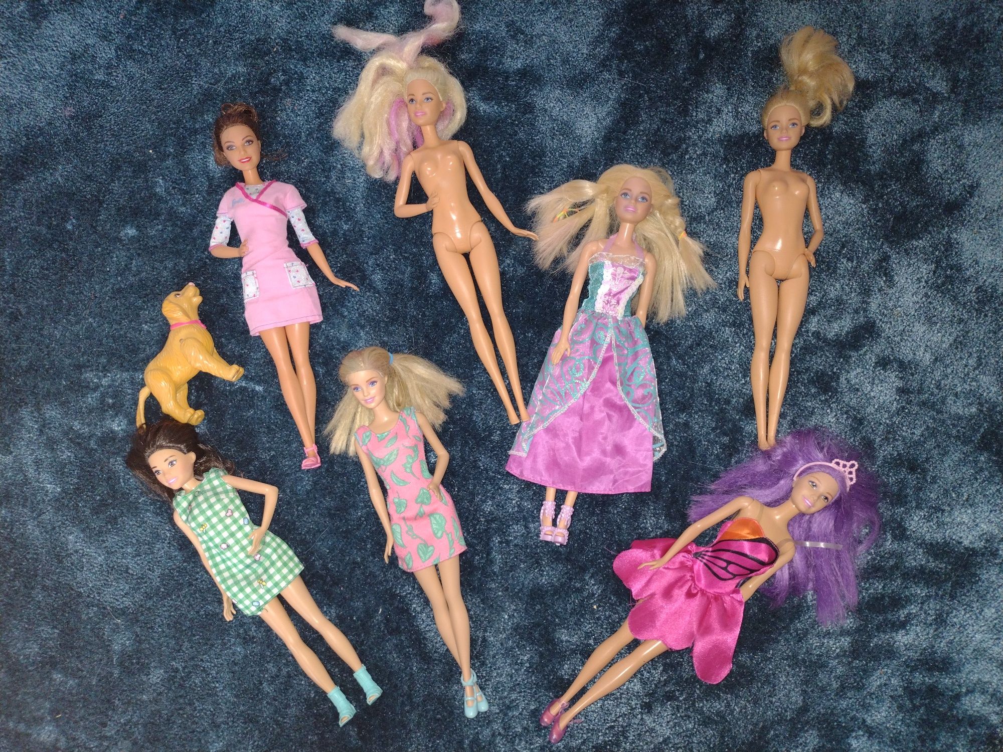 Zestaw barbie +piesek barbie