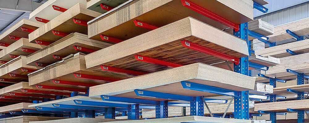 Cantilever, Estante Cantilever, Estante para madeiras ou tubos