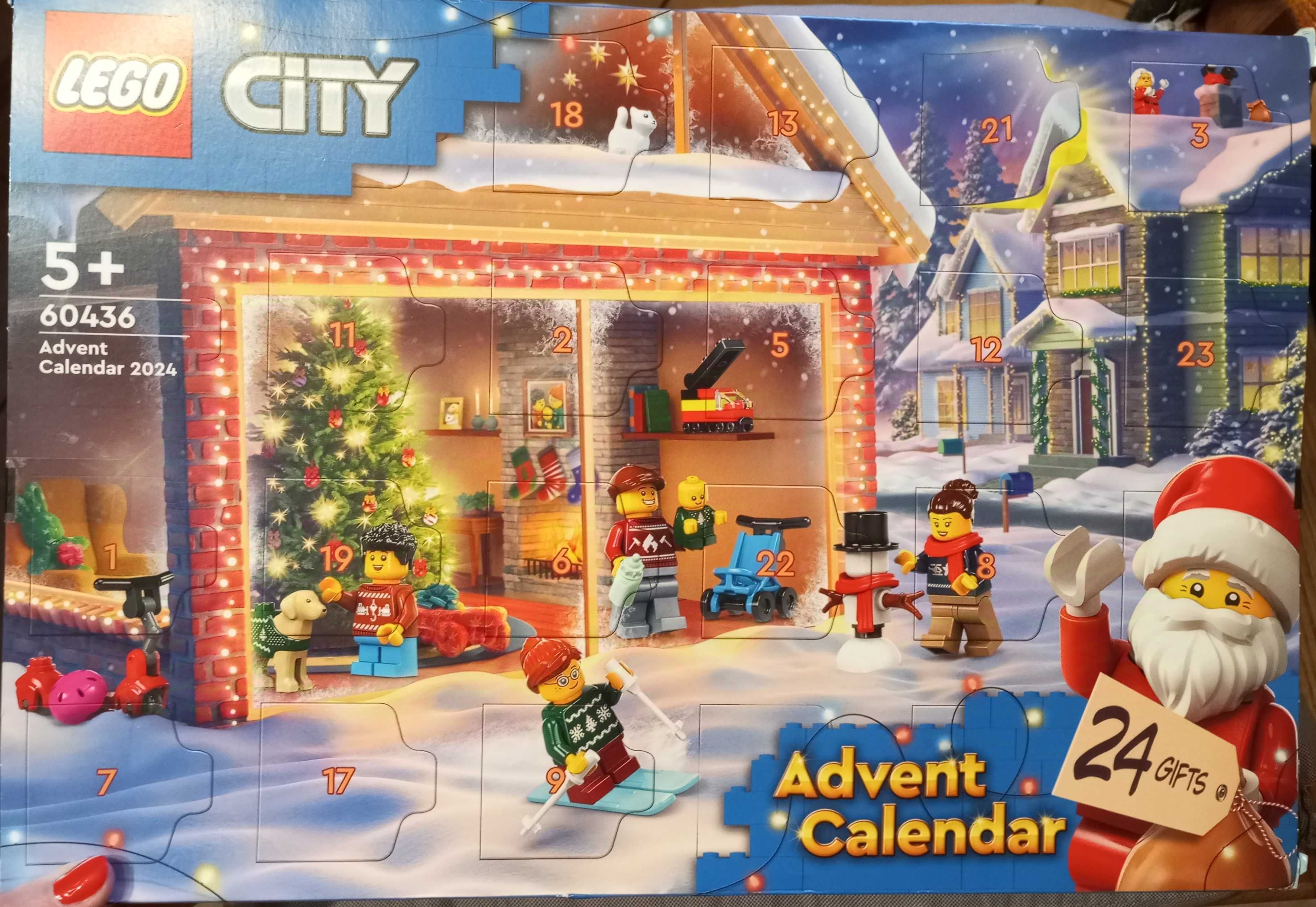 Nowy kalendarz adwentowy lego city 60436