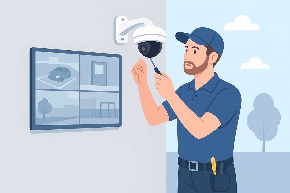 Instalador de Câmeras e Sistemas de Alarmes