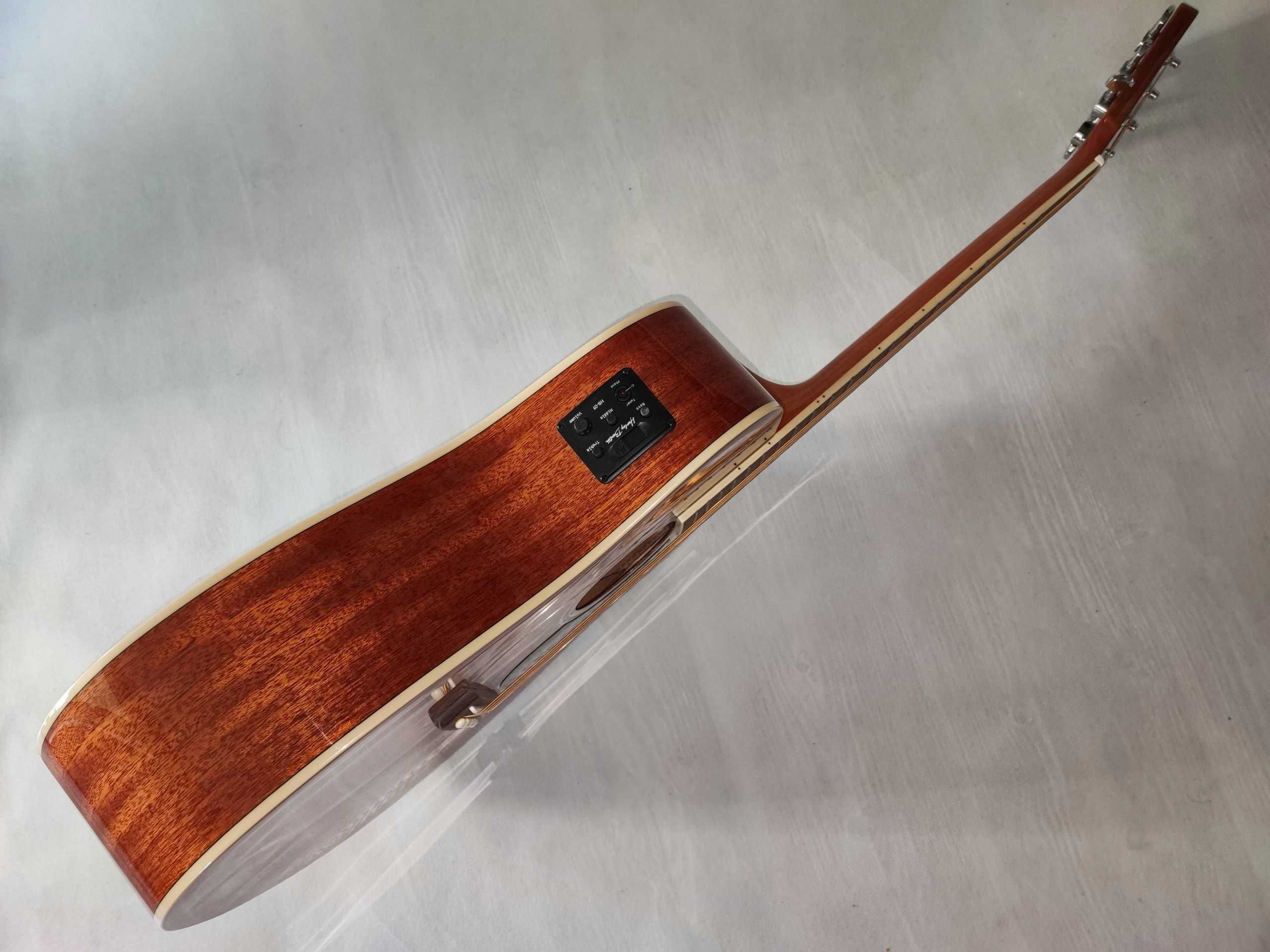 Harley Benton CLD-60SMCE NT LITY TOP MAHOŃ gitara ustawiona lutniczo
