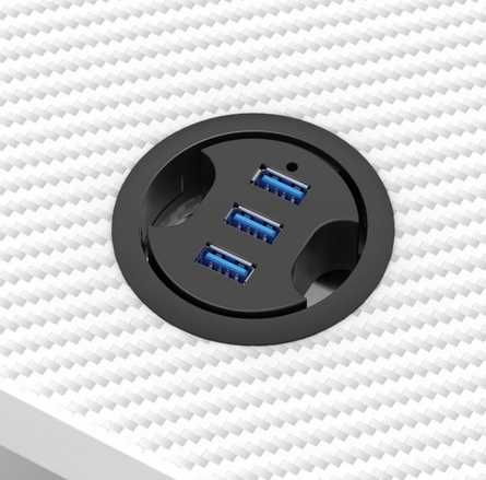 Biurko Gamingowe Huzaro Hero 2.5 RGB WHITE nowe! FV