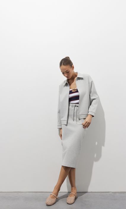 Трикотажна мідіспідниця 40 р , L (XL)