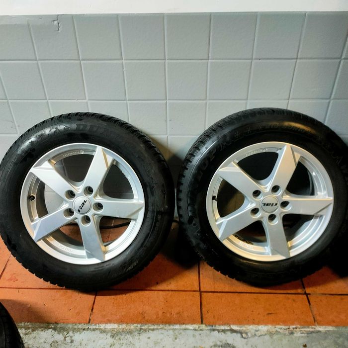 Koła zimowe Rial Audi VW Seat Skoda 5x112 215/60/16 Dunlop 6.5mm