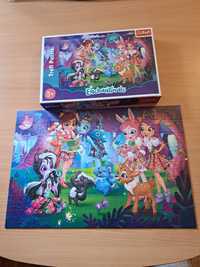 Puzzle EnchanTimals  ,puzzle Kubuś Puchatek