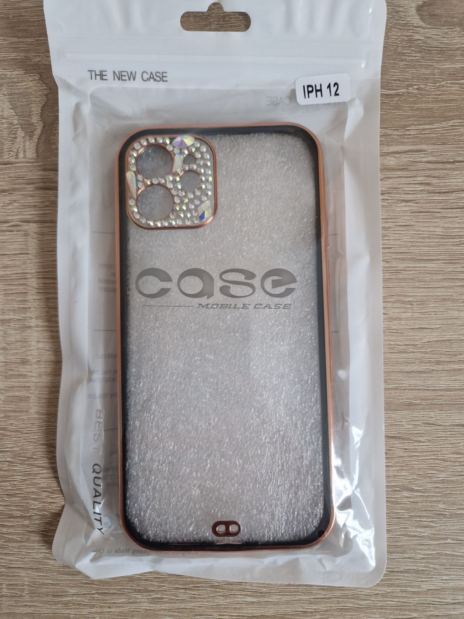 Etui Diamond Case do Iphone 12 Czarny