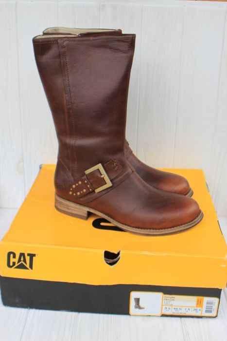 Новые сапоги Caterpillar кожа США 40.5,41 оригинал ботинки CAT