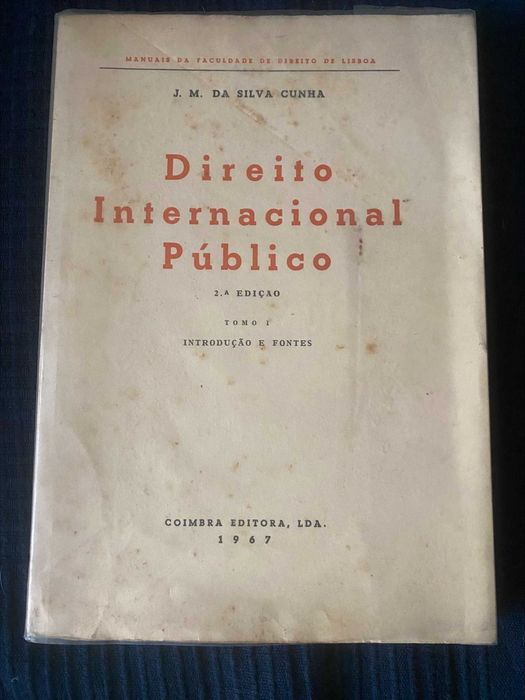 livro direito internacional publico de 1967 coimbra editora