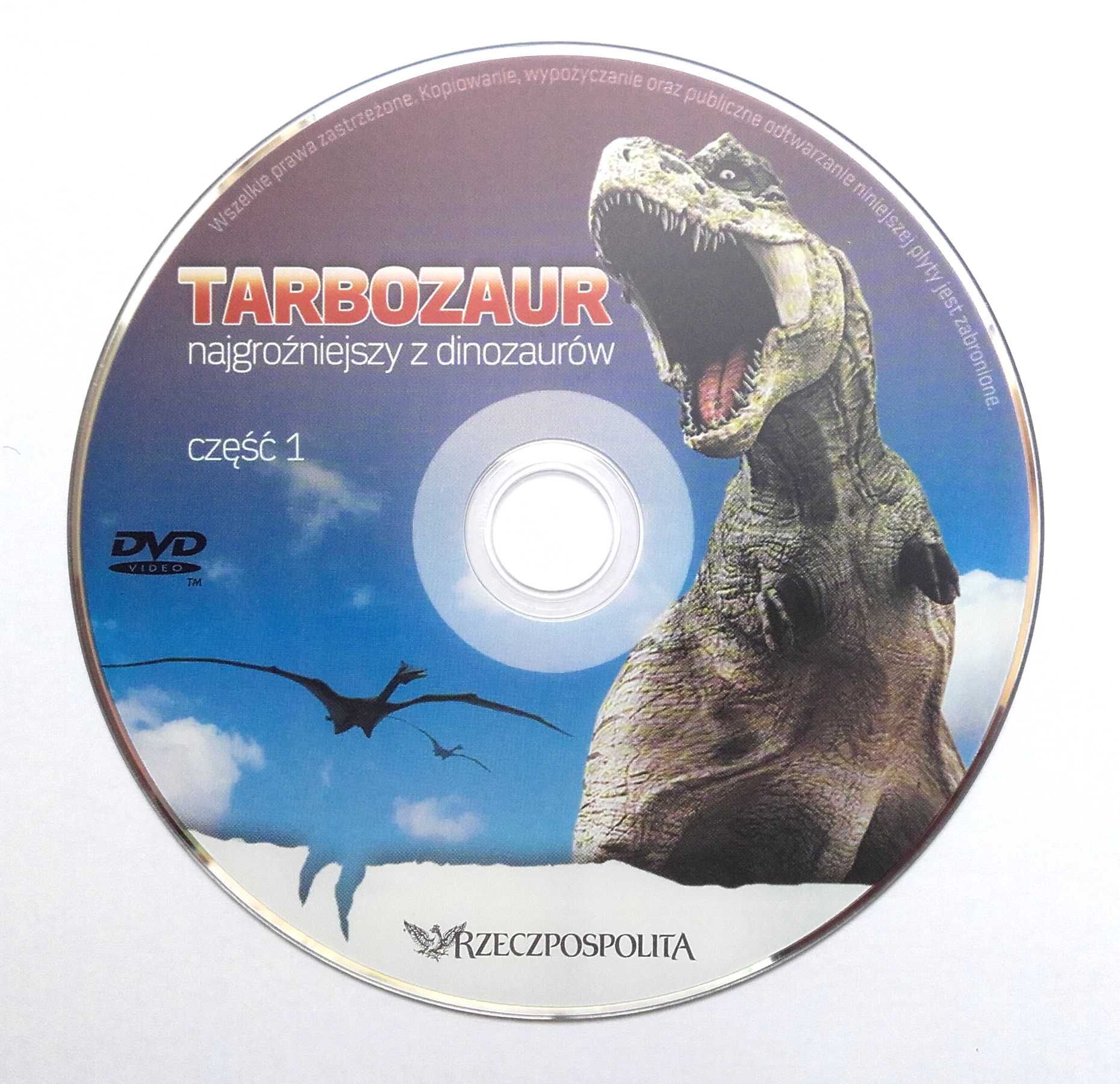 Tarbozaur część DVD część 1 dinozaury prehistoria film przyrodniczy
