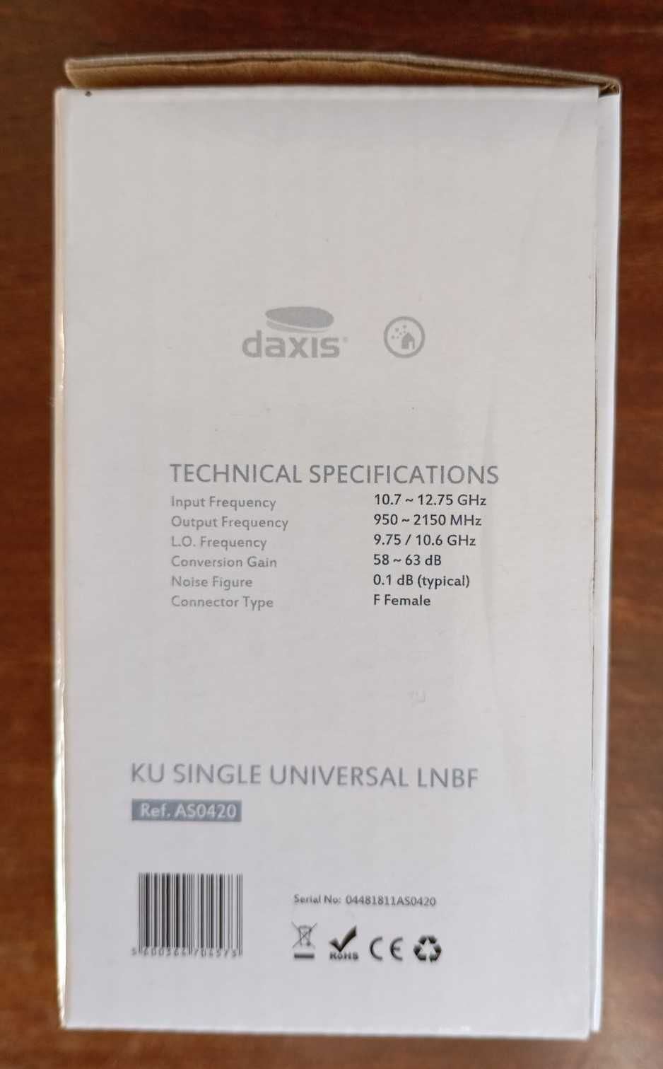 conversor LNB para antena parabolica