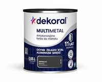 Farba ANTYKOROZYJNA Dekoral Multimetal RAL 7016 ANTRACYT 0,65L