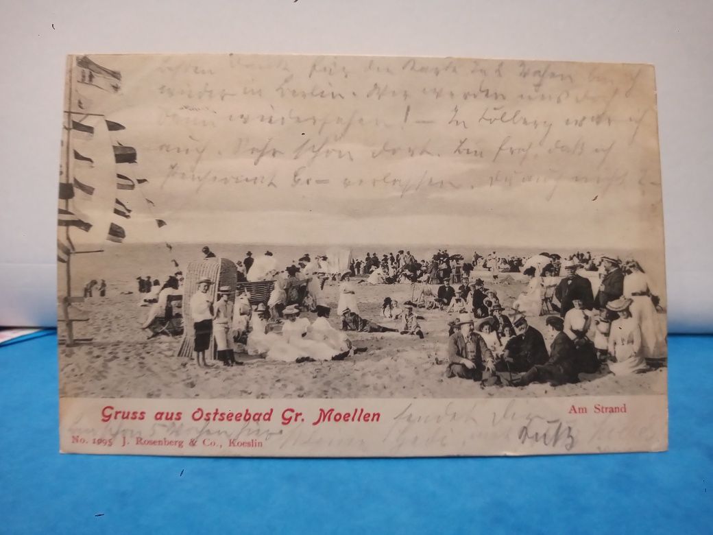 Stara pocztówka Mielno 1903r