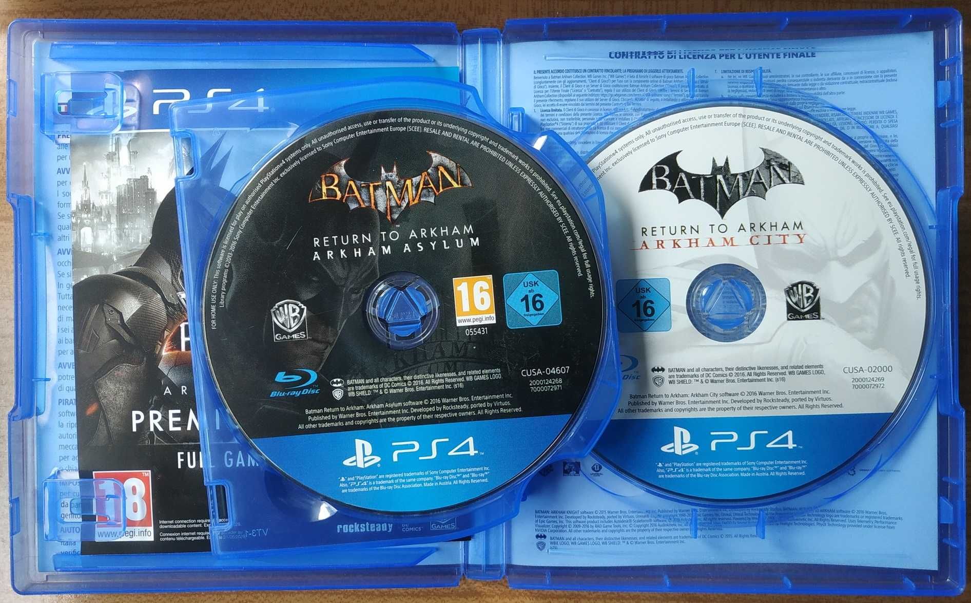 Batman:Arkham Collection (Arkham Asylum;Arkham City) PL PS4/PS5 (2xBD)