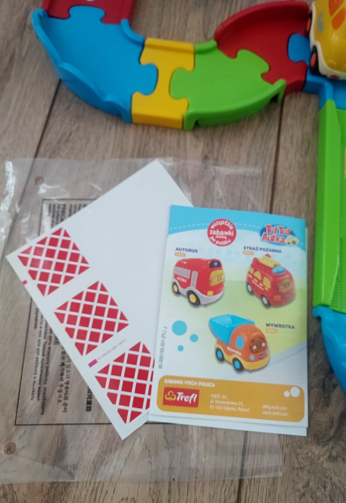 Vtech Tut Tut tor deluxe tory + auto język polski pudełko tuttut