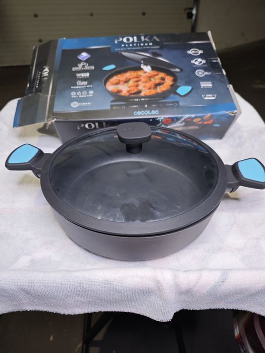 Panela com tampa 28 cm Alumínio Forjado