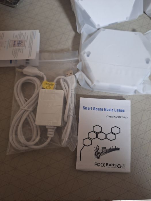 Lampy modułowe, sześciokątnych paneli 10szt.