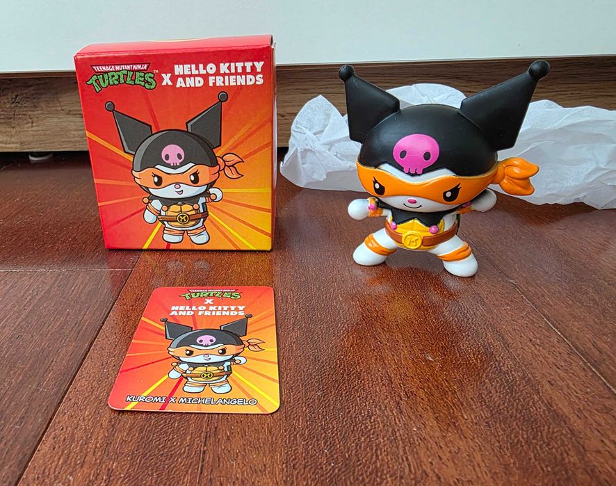 4 Brinquedos Teenage Mutant Ninja Turtles x Hello Kitty and Friends