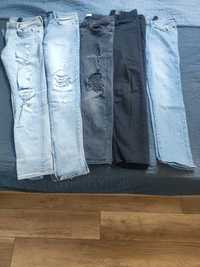 Spodnie jeans męskie H&M, Zara, Criminal Damage, rozmiar 32