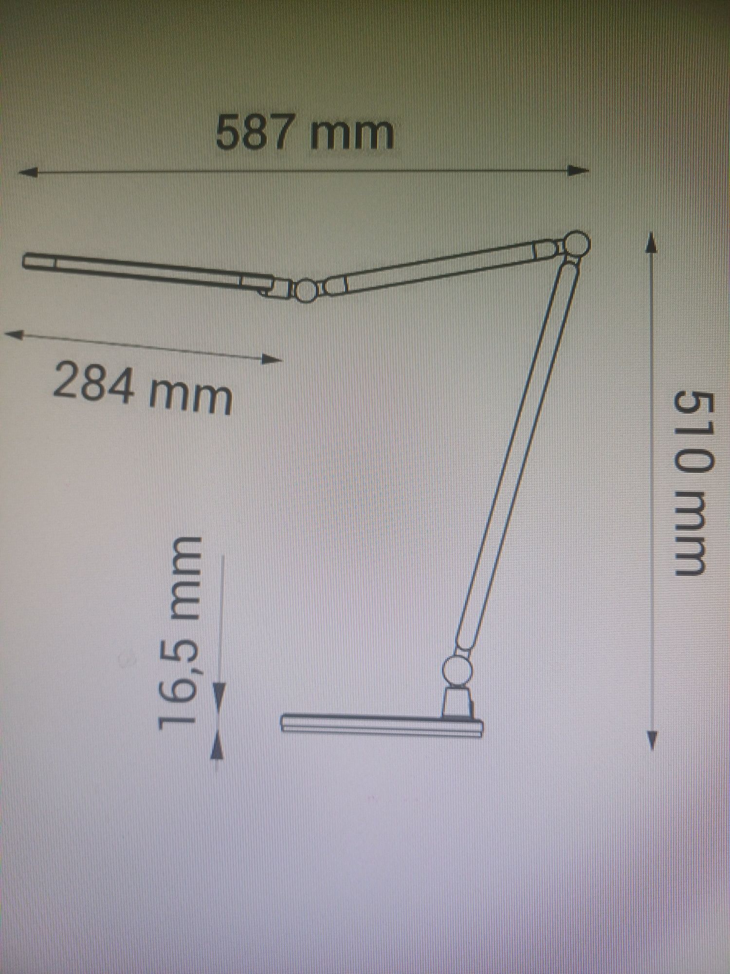 Nilsen lampa kreślarska LED Rosa Wireless