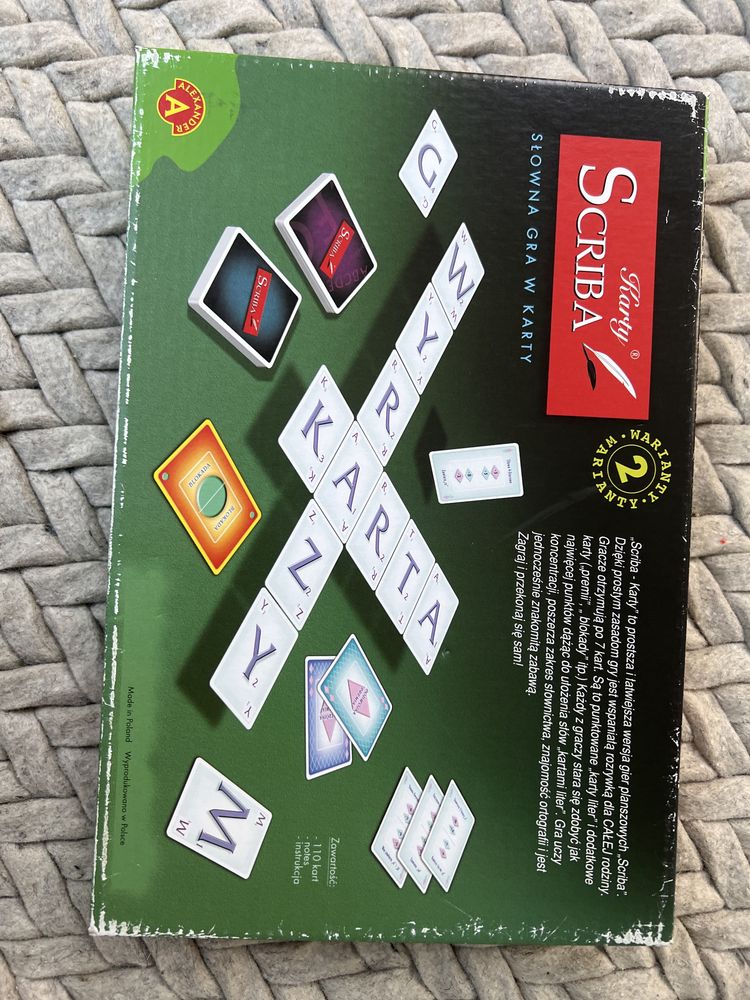Scriba - Słowna gra planszowa w karty od alexander