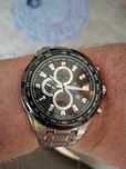 Zegarek Męski CASIO EDIFICE EF-539D-1A Salowy CHRONO z Datą WR100