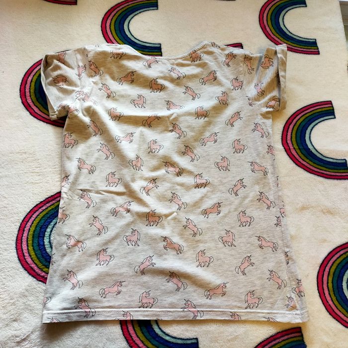 Koszulka, t-shirt Primark, 12/13 lat, 152/158 cm, jednorożec, Unicorn.