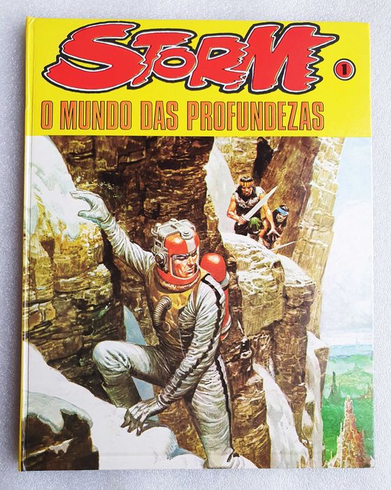 Álbum BD ~ "STORM - O Mundo das Profundezas" ~ nº1 ~ Capa Dura ~ 1981