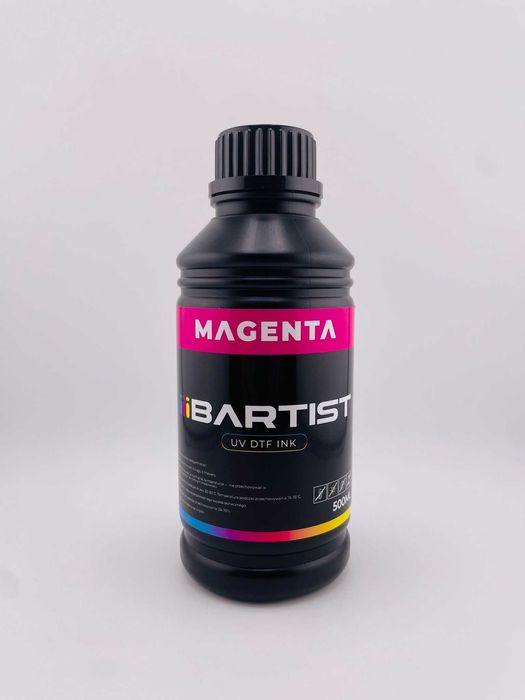 Zestaw Atramentów CMYK+W UV BARTIST DTF INK (atrament do druku) Tusz