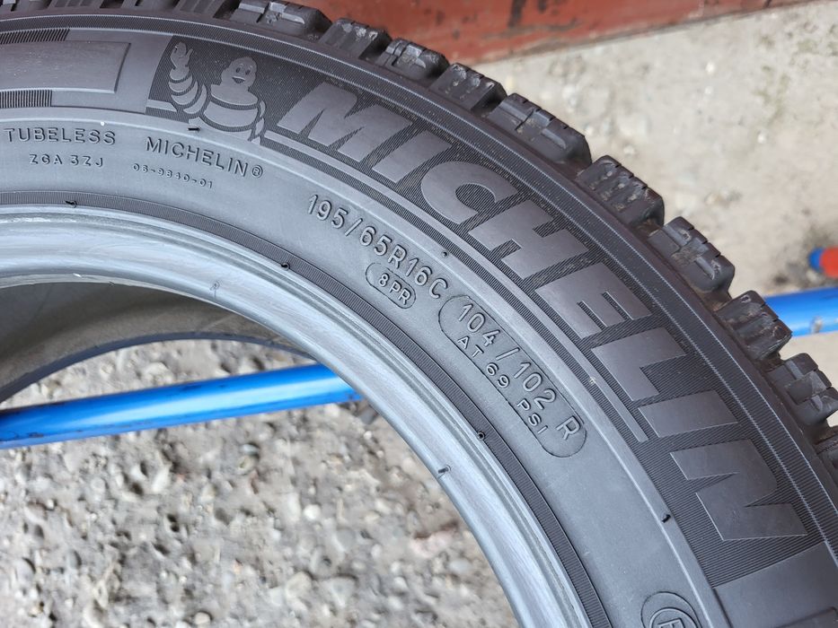 195/65/16C R16C Michelin AGILIS Alpin 4шт ціна за 1шт зима шини