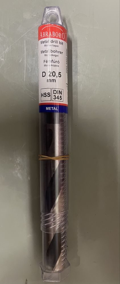 Wiertło Abraboro do metalu HSS stożkowe 20,5 mmmm nowe