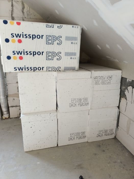 Sprzedam styropian podłogowy 10cm ,8 paczek