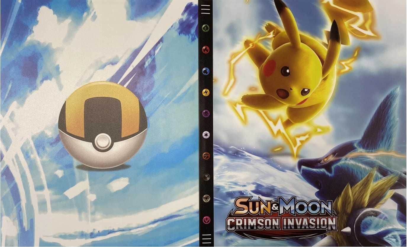 Duży album dla kolekcjonerów kart Pokemon