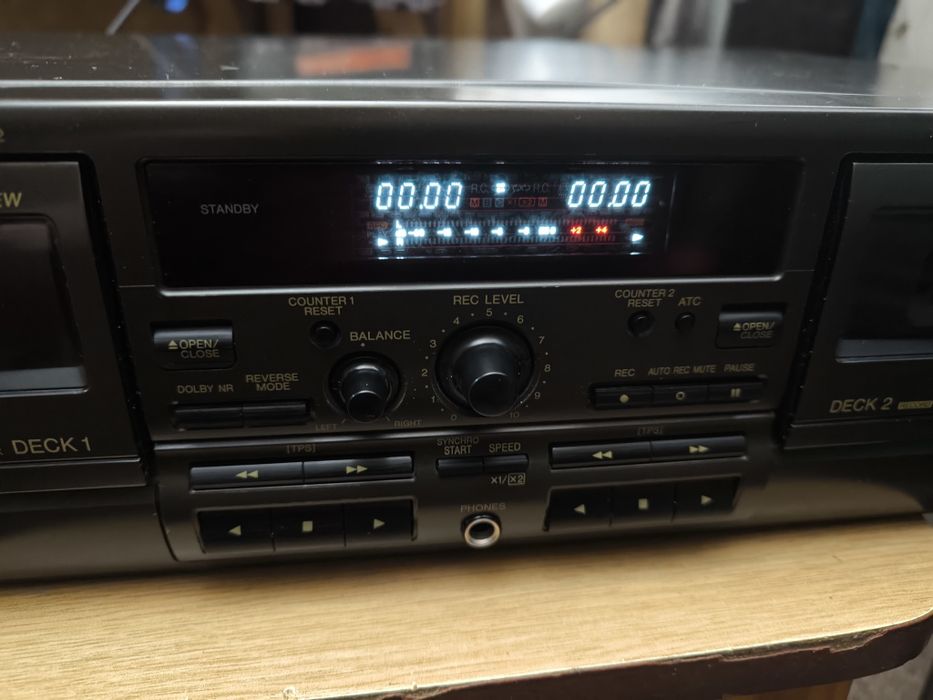 Magnetofon dwukasetowy Technics RS-TR474 M2 + dokumenty