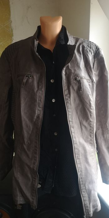 Kurtka damska the outerwear c&a skóra beżowa rozm. 50/2XL