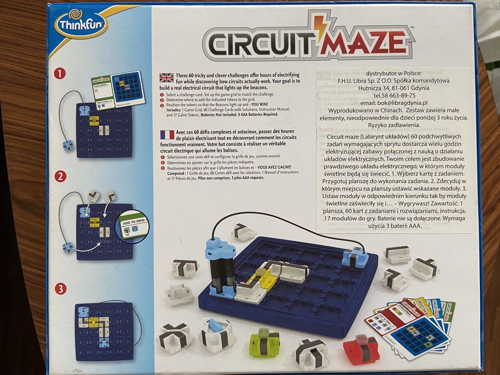 Gra zabawka Circuit Maze