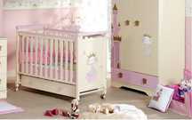 Quarto Bebe/Menina Completo - Marca Micuna - Modelo Princesas