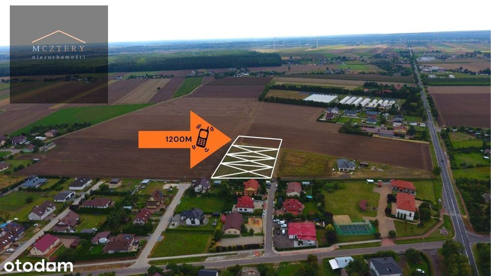 Działka budowlana  MN 12ar Czołowo