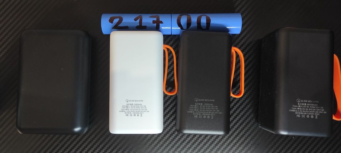 PowerBank корпус 21700 на 2акб 3акб 4акб