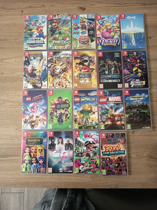 Jogos com caixa, para nintendo switch