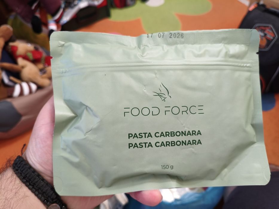 Каша швидкого приготування сухпай сніданок туриста пудинг карбонара