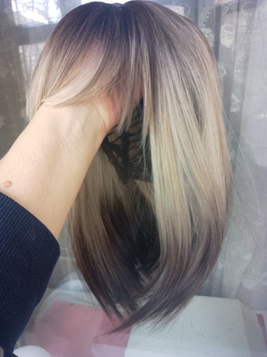 Эффектный термостойкий парик каре