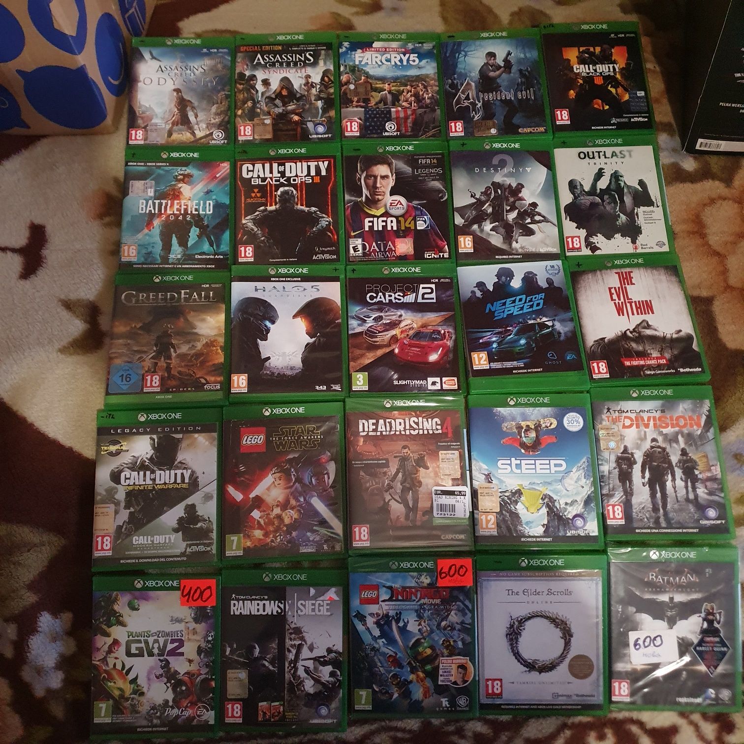 Диски,Игры для XBOX ONE, Resident Evil 6, LEGO, Far Cry игры от 100