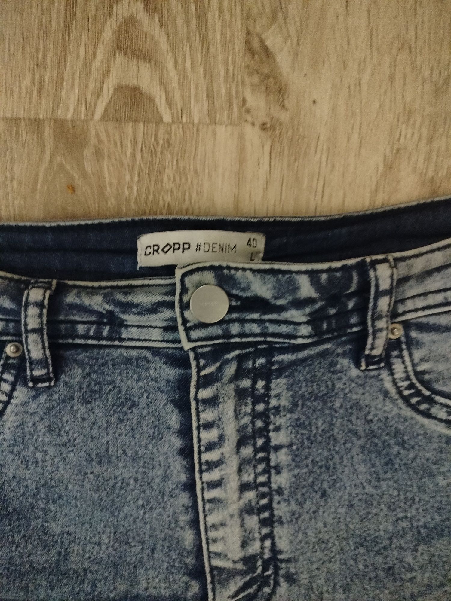 Spodenki krótkie szorty jeansowe damskie Cropp Denim L