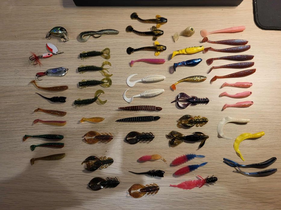 Zestaw przynęt spinningowych