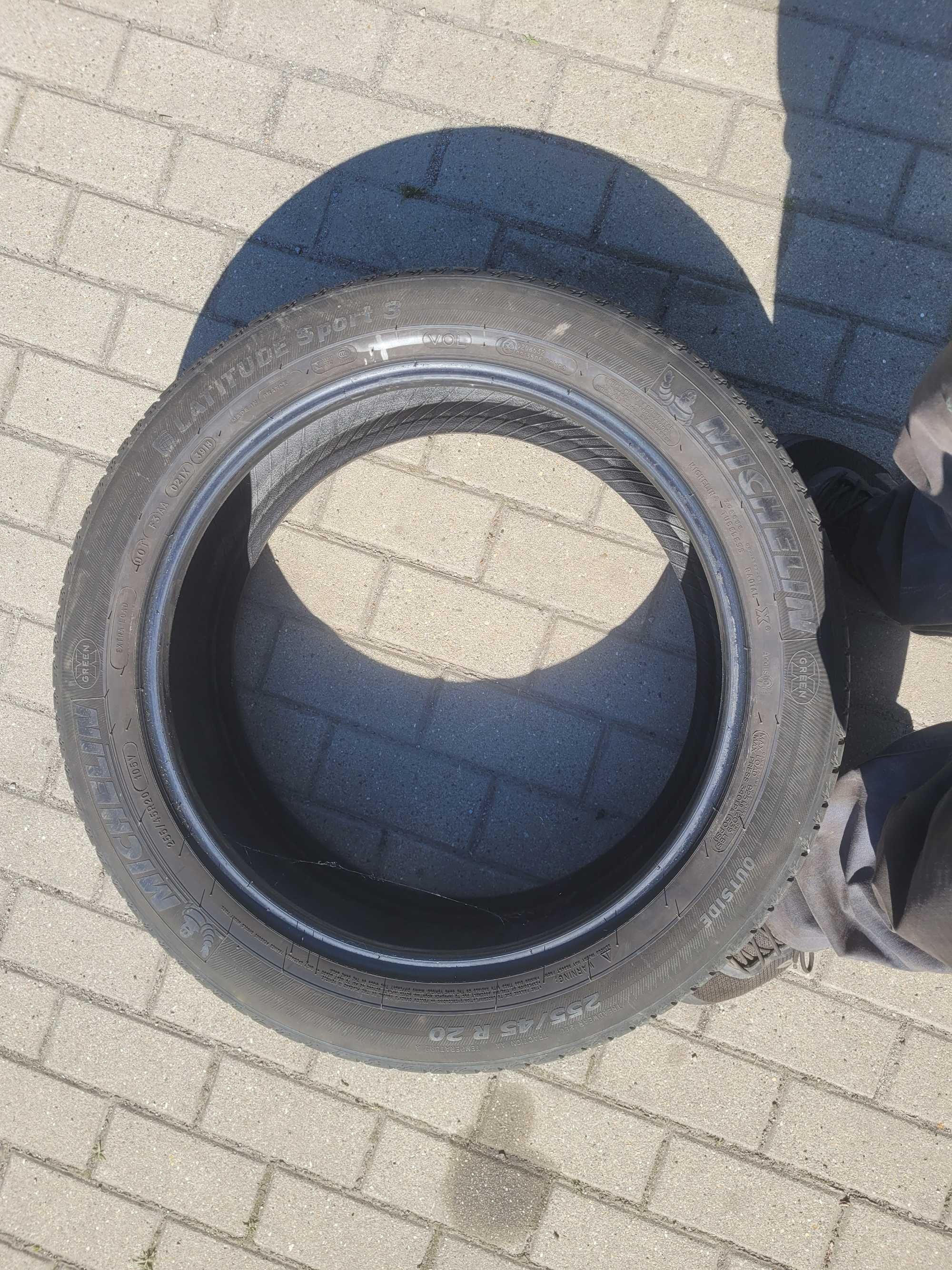Opony Michelin Latitude Sport 3, 255/45 R20, 2018 rok, 4 sztuki
