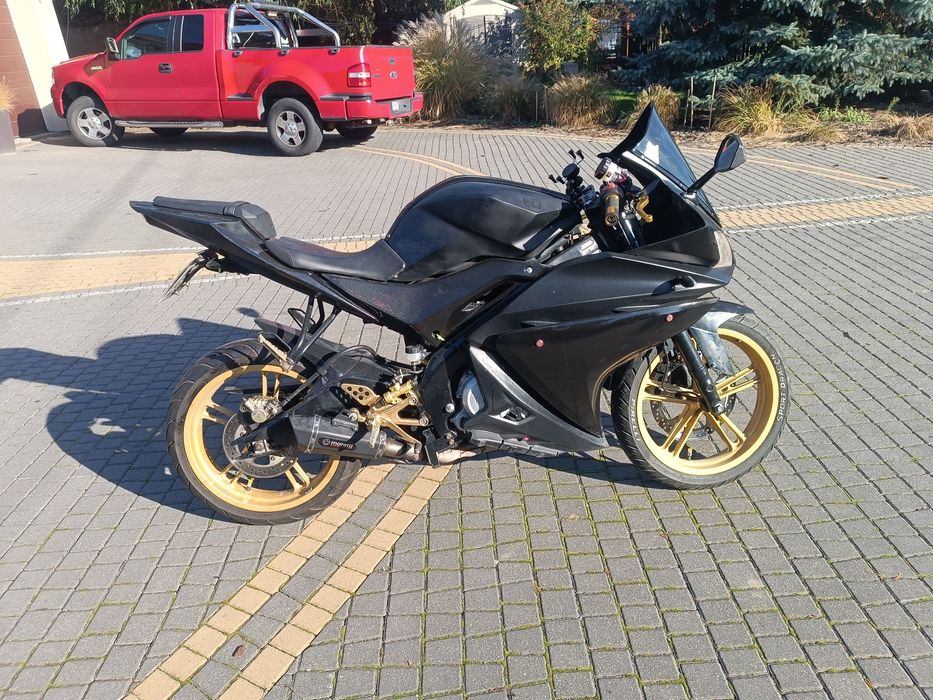 Yamaha yzf 125 zamiana zamienię motocykl quad cross bus  prl auto