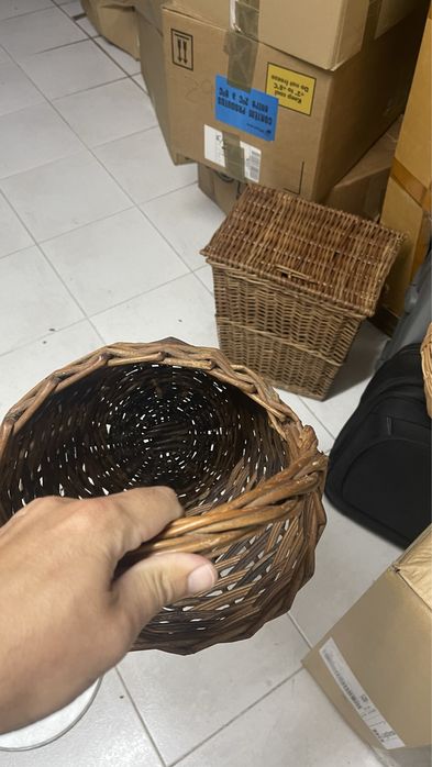 Cesta de verfa com asa