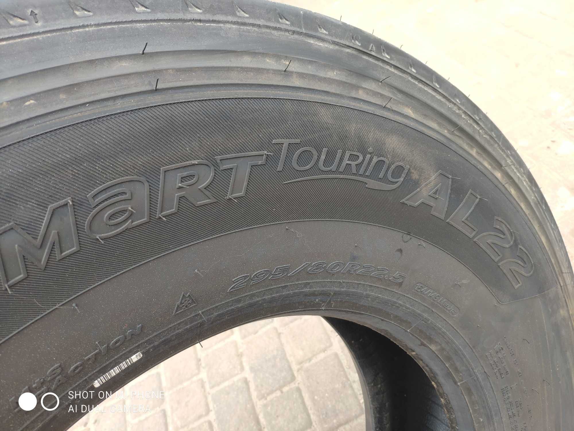 Opony 295/80R22,5 " HANKOOK Smart Touring AL22 komplet 4szt Prowadzące