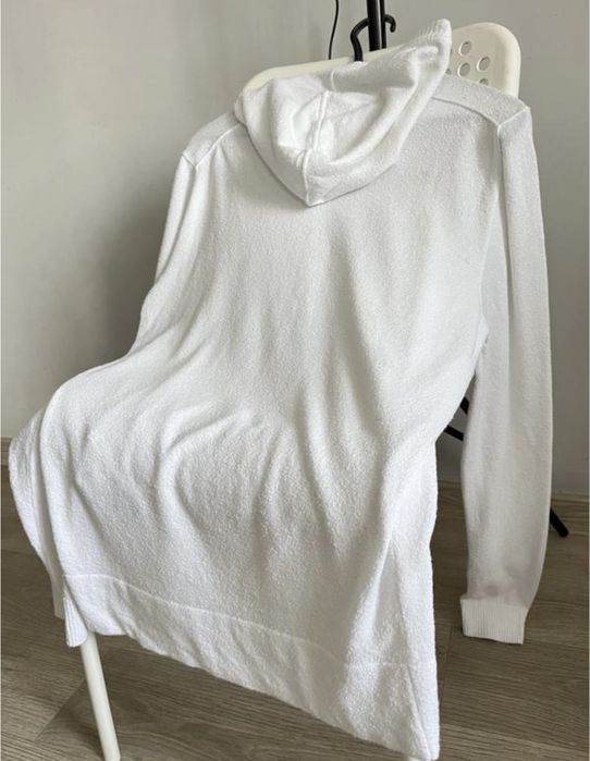 Stone Island біле худі оригінал белое худи