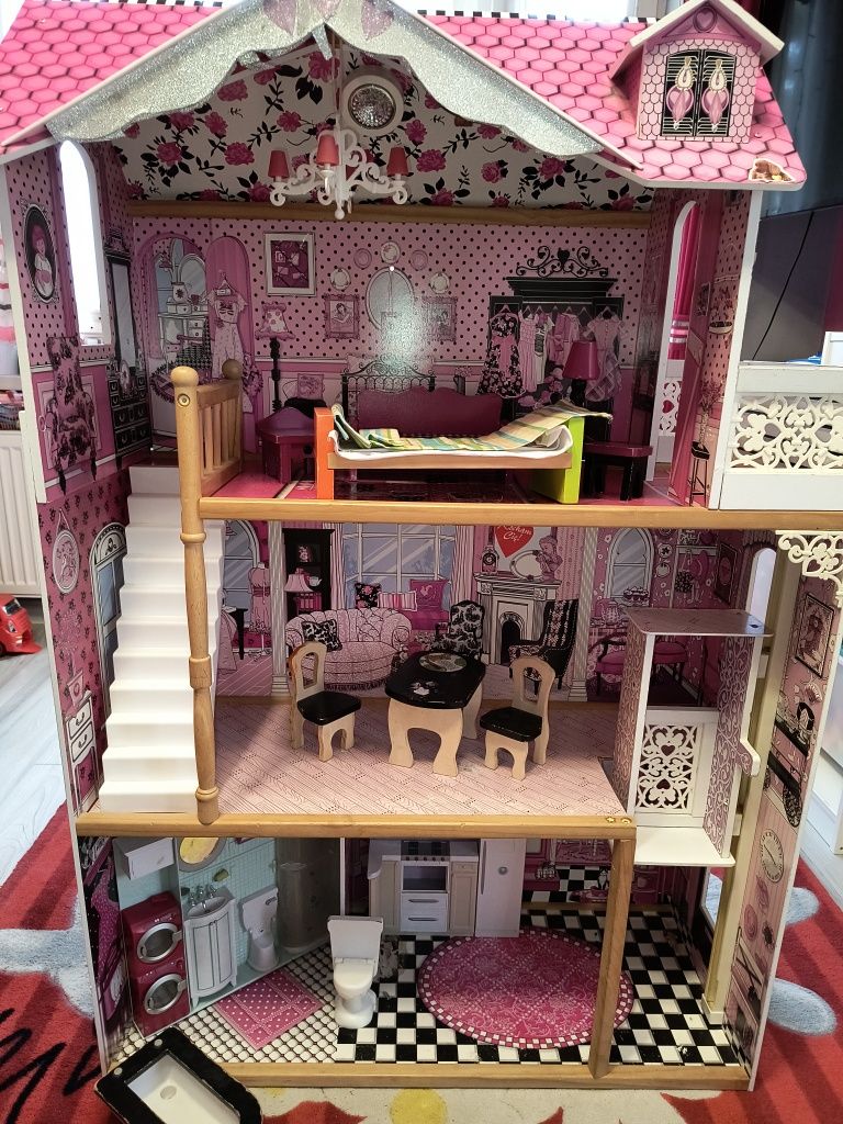 Domek dla lalek barbie Kinderkraft